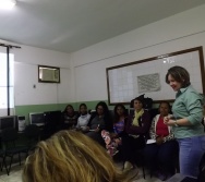 NA TRILHA DOS VALORES - SEGURANÇA FERROVIÁRIA E CIDADANIA - CARIACICA - SENSIBILIZAÇÃO DE PROF