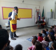 CONTAÇÃO DE HISTÓRIA NA UMEI MARIA DA GLÓRIA RAUTA - VILA VELHA