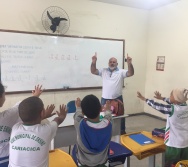 Sensibilização de Alunos e Capri de Professores da Escola Arthur Costa e Silva - Aparecida/NTV