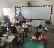 Sensibilização de Alunos e Capri de Professores da Escola Arthur Costa e Silva - Aparecida/NTV