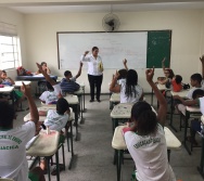 Sensibilização de Alunos e Capri de Professores da Escola Arthur Costa e Silva - Aparecida/NTV
