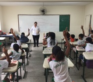 Sensibilização de Alunos e Capri de Professores da Escola Arthur Costa e Silva - Aparecida/NTV
