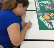 Sensibilização e Capri de Professores da Escola GENERAL TIBÚRCIO/PORTO DE SANTANA-NTV VESPER