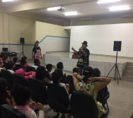 COLORIR - CONTAÇÃO DE HISTÓRIA NA ESCOLA JORGE AMADO - NOVA CARAPINA II