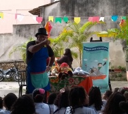 DIA NTV - ESCOLA GENERAL TIBÚRCIO - PORTO DE SANTANA - LANÇAMENTO DO LIVRO NTV