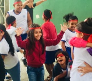 AULA DE SEGURANÇA FERROVIÁRIA - ESCOLA GENERAL TIBÚRCIO - BAIRRO PORTO DE SANTANA/CARIACICA