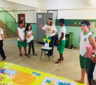 AULA DE SEGURANÇA FERROVIÁRIA - ESCOLA ANTÔNIO COUTINHO - BAIRRO RETIRO SAUDOSO/CARIACICA