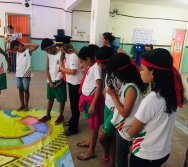 AULA DE SEGURANÇA FERROVIÁRIA - ESCOLA ANTÔNIO COUTINHO - BAIRRO RETIRO SAUDOSO/CARIACICA