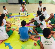 AULA DE SEGURANÇA FERROVIÁRIA - ESCOLA ANTÔNIO COUTINHO - BAIRRO RETIRO SAUDOSO/CARIACICA