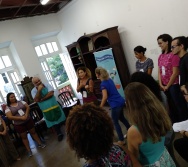 Oficina a magia do era uma vez - biblioteca Adelpho Monjardim