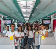 NA TRILHA DOS VALORES - AULA DE CAMPO - TREM