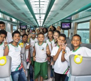 NA TRILHA DOS VALORES - AULA DE CAMPO - TREM