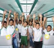 NA TRILHA DOS VALORES - AULA DE CAMPO - TREM