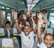 NA TRILHA DOS VALORES - AULA DE CAMPO - TREM