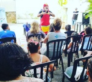 DIA INTERNACIONAL DO CONTADOR DE HISTÓRIA - COMEMORAMOS NA BIBLIOTECA ADELPHO MONJARDIM