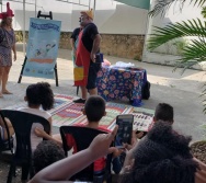 DIA INTERNACIONAL DO CONTADOR DE HISTÓRIA - COMEMORAMOS NA BIBLIOTECA ADELPHO MONJARDIM