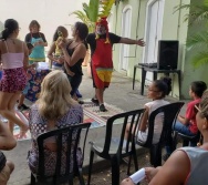 DIA INTERNACIONAL DO CONTADOR DE HISTÓRIA - COMEMORAMOS NA BIBLIOTECA ADELPHO MONJARDIM