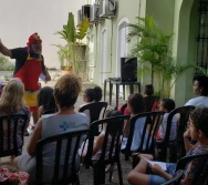 DIA INTERNACIONAL DO CONTADOR DE HISTÓRIA - COMEMORAMOS NA BIBLIOTECA ADELPHO MONJARDIM