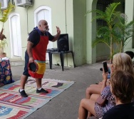 DIA INTERNACIONAL DO CONTADOR DE HISTÓRIA - COMEMORAMOS NA BIBLIOTECA ADELPHO MONJARDIM