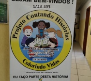 OFICINA DE CONTAÇÃO DE HISTÓRIA - NA SEMANA DO PEDAGOGO - FABRA