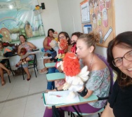 SEGUNDA AULA DO CURSO CONTANDO HISTÓRIAS COLORINDO VIDAS - TURMA 5/2019.