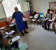 SEGUNDA AULA DO CURSO CONTANDO HISTÓRIAS COLORINDO VIDAS - TURMA 5/2019.
