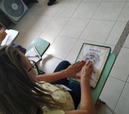 SEGUNDA AULA DO CURSO CONTANDO HISTÓRIAS COLORINDO VIDAS - TURMA 5/2019.