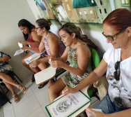 SEGUNDA AULA DO CURSO CONTANDO HISTÓRIAS COLORINDO VIDAS - TURMA 5/2019.