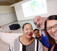 CONTAÇÃO DE HISTÓRIA NA EMEF JORGE AMADO - ESCOLA PARCERIA - ABERTURA DO PROJETO DE LITERATURA