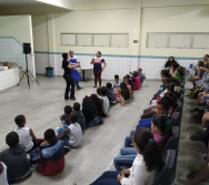CONTAÇÃO DE HISTÓRIA NA EMEF JORGE AMADO - ESCOLA PARCERIA - ABERTURA DO PROJETO DE LITERATURA