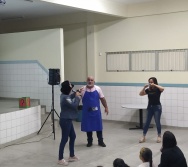 CONTAÇÃO DE HISTÓRIA NA EMEF JORGE AMADO - ESCOLA PARCERIA - ABERTURA DO PROJETO DE LITERATURA