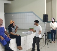 CONTAÇÃO DE HISTÓRIA NA EMEF JORGE AMADO - ESCOLA PARCERIA - ABERTURA DO PROJETO DE LITERATURA