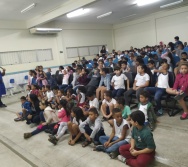 CONTAÇÃO DE HISTÓRIA NA EMEF JORGE AMADO - ESCOLA PARCERIA - ABERTURA DO PROJETO DE LITERATURA