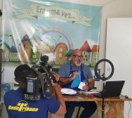 Entrevista e Gravação da TV TRIBUNA hj 31/03 do Projeto Eu conto daqui...Você conta daí...
