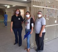 ENTREGA DOS KIT NTV - ESCOLA ANTÔNIO VIEIRA DE REZENDE - CENTRAL CARAPINA - SERRA/ES.