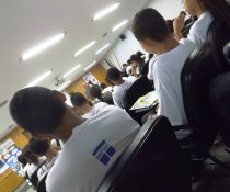 PALESTRA INTERATIVA NO SENAC - VILA VELHA COM ADOLESCENTES APRENDIZES - VESPERTINO