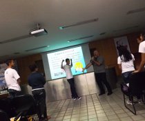 PALESTRA INTERATIVA NO SENAC - VILA VELHA COM ADOLESCENTES APRENDIZES - VESPERTINO