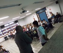 PALESTRA INTERATIVA NO SENAC - VILA VELHA COM ADOLESCENTES APRENDIZES - VESPERTINO