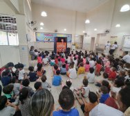 PROJETO COLORIR SUSTENTÁVEL - SHOW COM TURMA DO FREDERICO - ETAPA PEQUENOS COLETORES