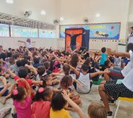 PROJETO COLORIR SUSTENTÁVEL - SHOW COM TURMA DO FREDERICO - ETAPA PEQUENOS COLETORES