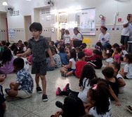 PROJETO COLORIR SUSTENTÁVEL - SHOW COM TURMA DO FREDERICO - ETAPA PEQUENOS COLETORES