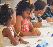 COLORIR SUSTENTÁVEL  FECHAMENTO COM MAIS DE 130 NOVOS ESCRITORES - PEQUENOS ESCRITORES