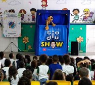 PROJETO COLORIR SUSTENTÁVEL - START COM SHOW DE BONECOS - ETAPA COMPOSTEIRA - PRESENÇA VIP DO  TIO DIU - CMEI SILVESTRE