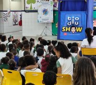 PROJETO COLORIR SUSTENTÁVEL - START COM SHOW DE BONECOS - ETAPA COMPOSTEIRA - PRESENÇA VIP DO  TIO DIU - CMEI SILVESTRE