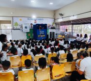 PROJETO COLORIR SUSTENTÁVEL - START COM SHOW DE BONECOS - ETAPA COMPOSTEIRA - PRESENÇA VIP DO  TIO DIU - CMEI SILVESTRE