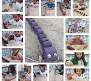 MASCOTE PROJETO COLORIR SUSTENTÁVEL PREMIADO - PARCERIA COM A EMPRESA ELKEM