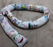 MASCOTE PROJETO COLORIR SUSTENTÁVEL PREMIADO - PARCERIA COM A EMPRESA ELKEM