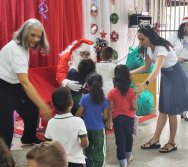 CHEGADA DE PAPAI NOEL - CMEI REGIONAL SILVESTRE