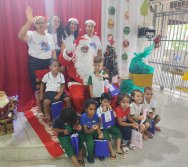 CHEGADA DE PAPAI NOEL - CMEI REGIONAL SILVESTRE