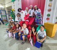 CHEGADA DE PAPAI NOEL - CMEI REGIONAL SILVESTRE